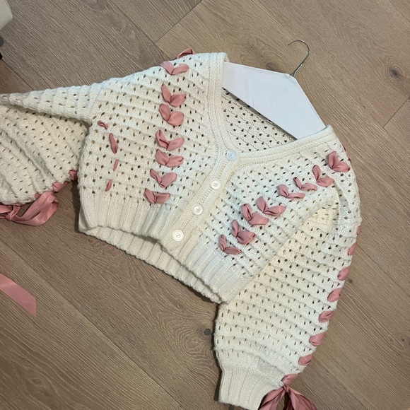 FOR LOVE AND LEMONS LAUREL CARDIGAN XXS - Picture 6 of 10